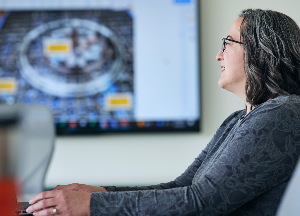 Photograph of Amanda Grow, Timken Senior Materials Specialist.