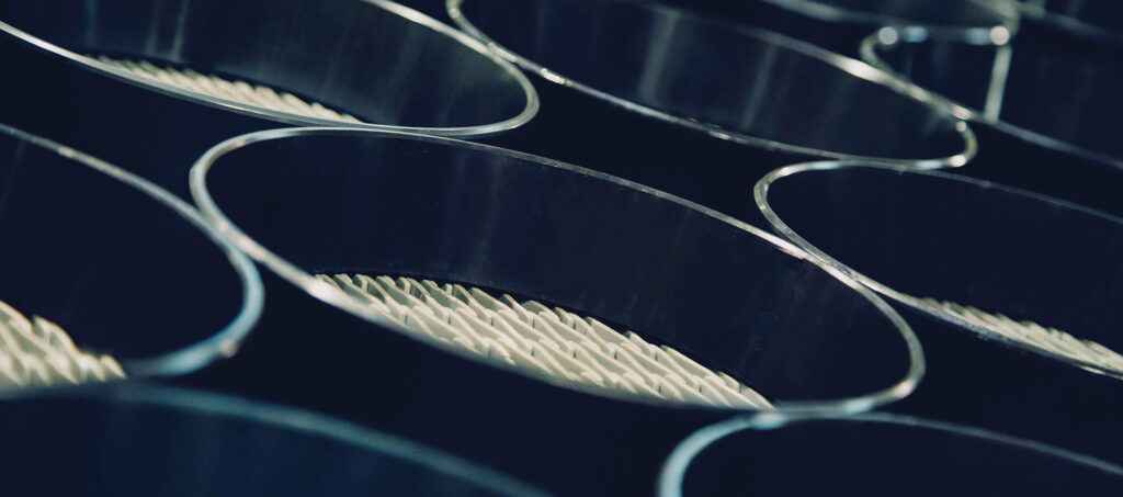 Photograph of bearing manufacturing. 