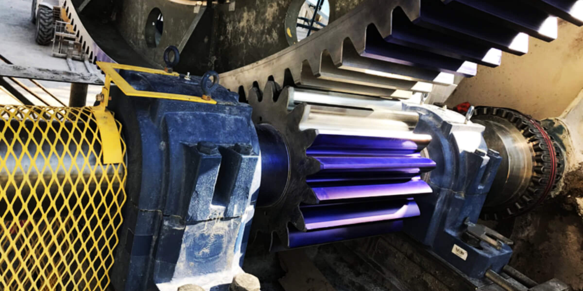 New kiln girth gear and pinions designed by Philadelphia Gear